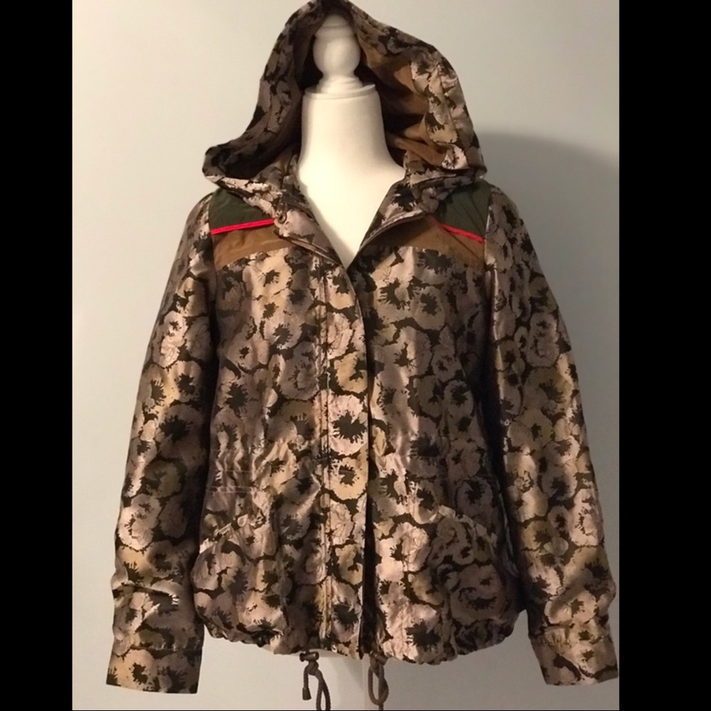 Adorable Anthropology Floral Print Coat .XS NWOT